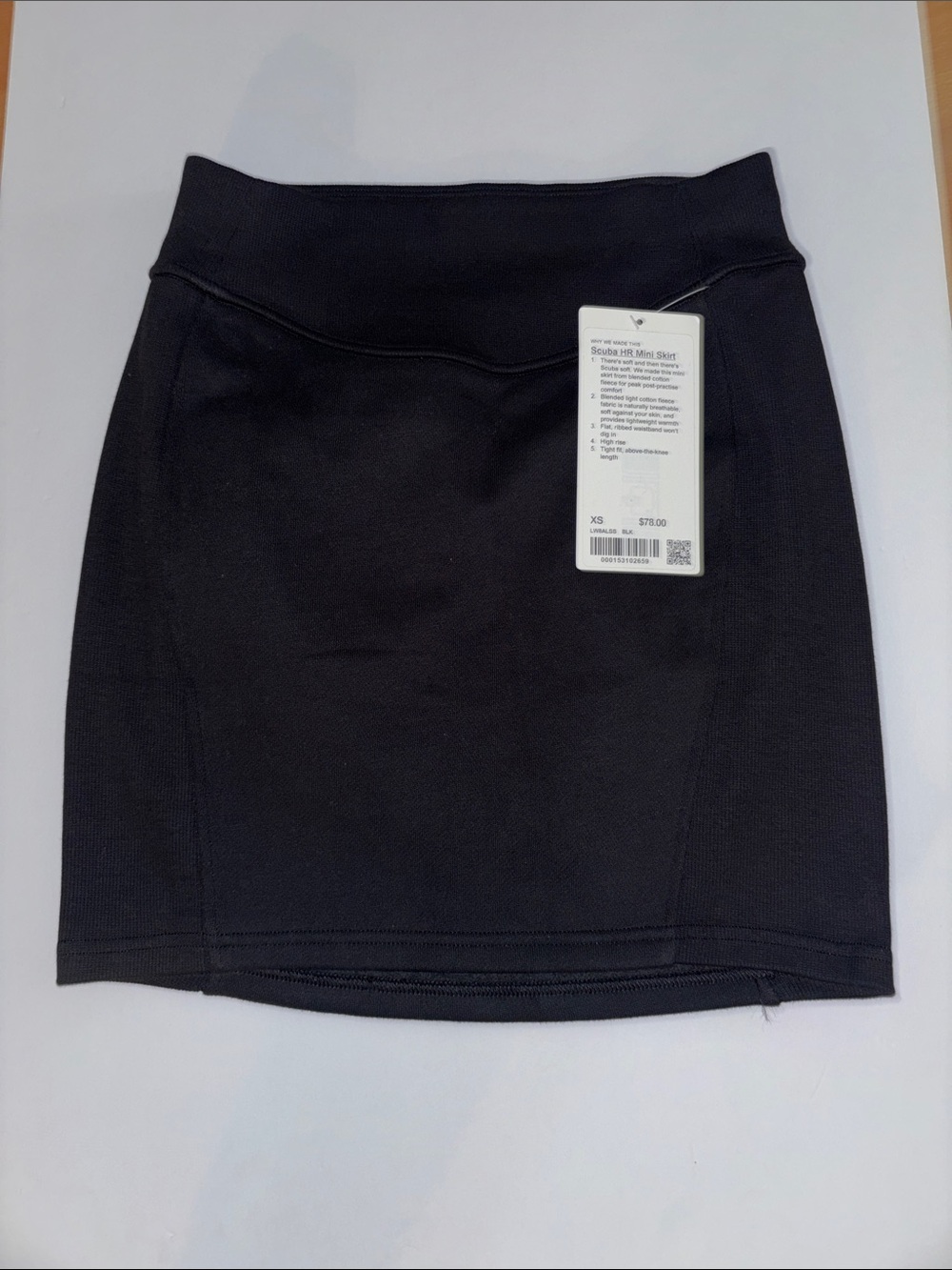 lululemon athletica hr scuba mini skirt